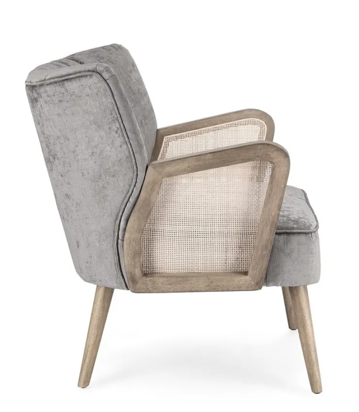 Poltrone E Chaise Longue>Bizzotto POLTRONA IN LEGNO SILVER - VIRNA