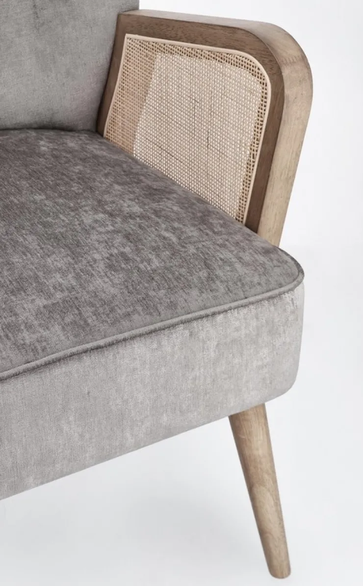 Poltrone E Chaise Longue>Bizzotto POLTRONA IN LEGNO SILVER - VIRNA