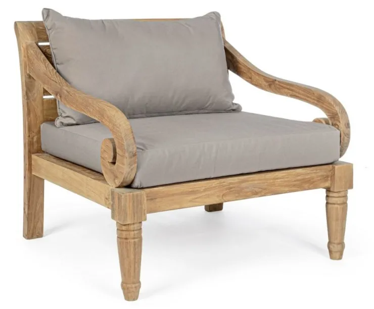 Poltrone>Bizzotto POLTRONA IN TEAK - KARUBA FSC