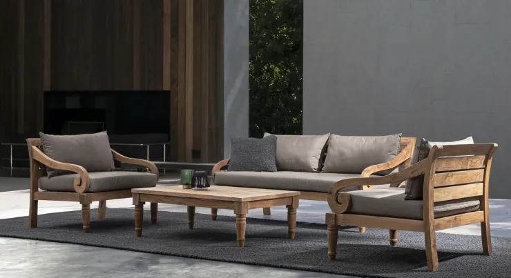 Poltrone>Bizzotto POLTRONA IN TEAK - KARUBA FSC