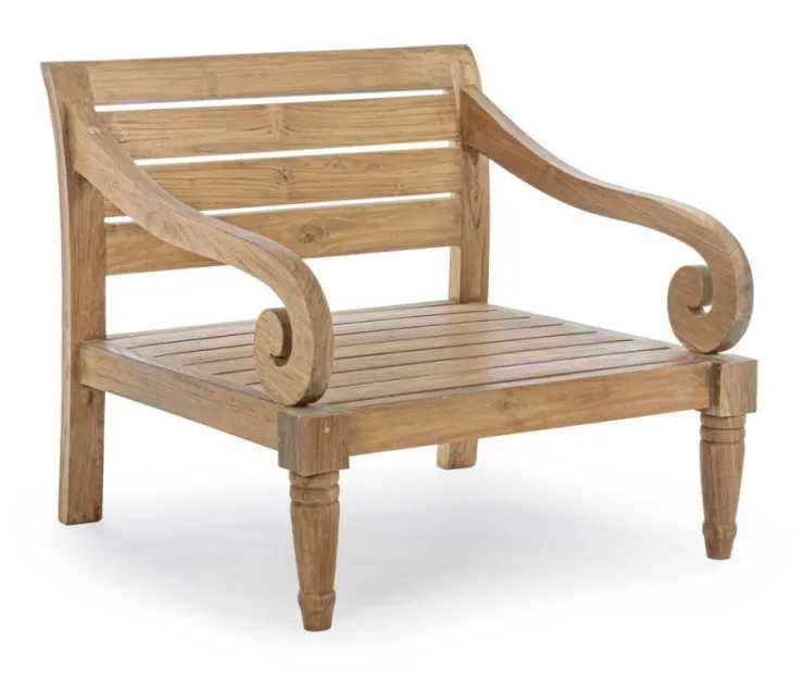 Poltrone>Bizzotto POLTRONA IN TEAK - KARUBA FSC