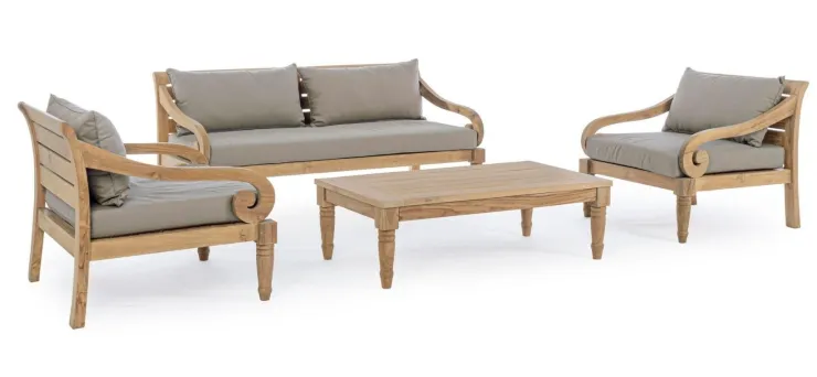 Poltrone>Bizzotto POLTRONA IN TEAK - KARUBA FSC