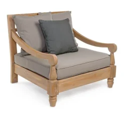 Poltrone>Bizzotto POLTRONA IN TEAK SFODERABILE - BALI FSC