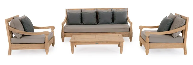 Poltrone>Bizzotto POLTRONA IN TEAK SFODERABILE - BALI FSC