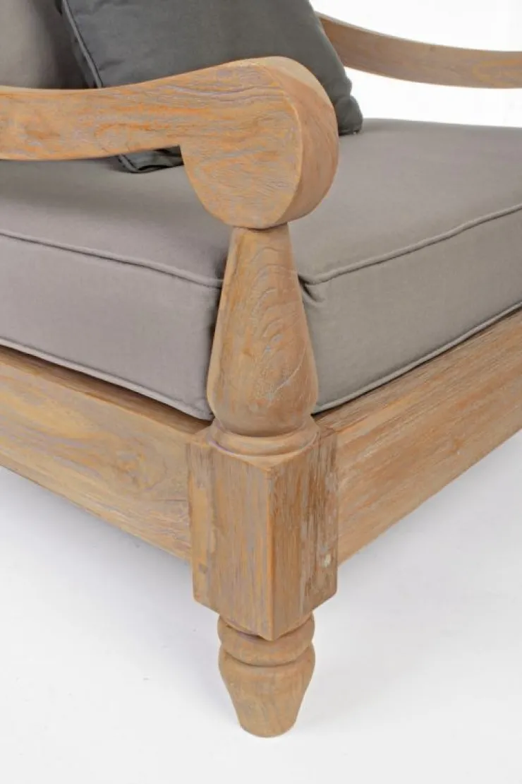 Poltrone>Bizzotto POLTRONA IN TEAK SFODERABILE - BALI FSC