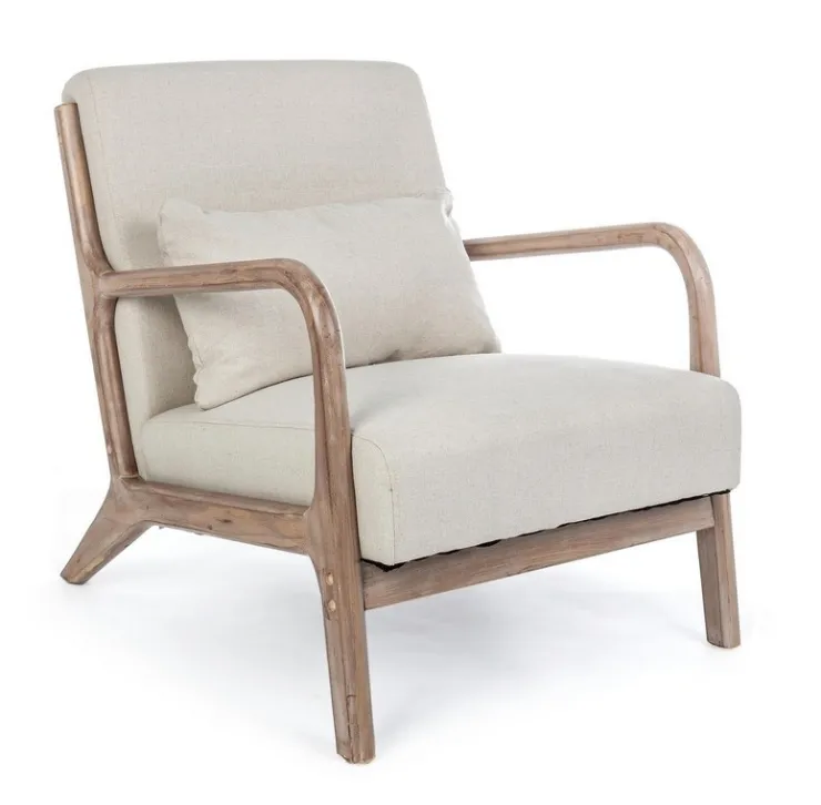 Poltrone E Chaise Longue>Bizzotto POLTRONA IN TESSUTO - ANCILLA
