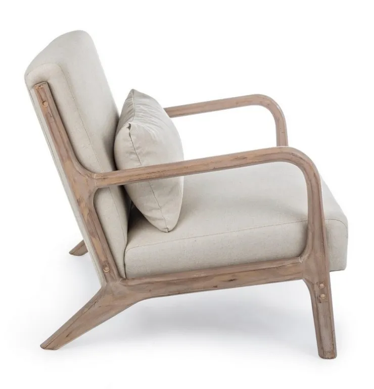Poltrone E Chaise Longue>Bizzotto POLTRONA IN TESSUTO - ANCILLA
