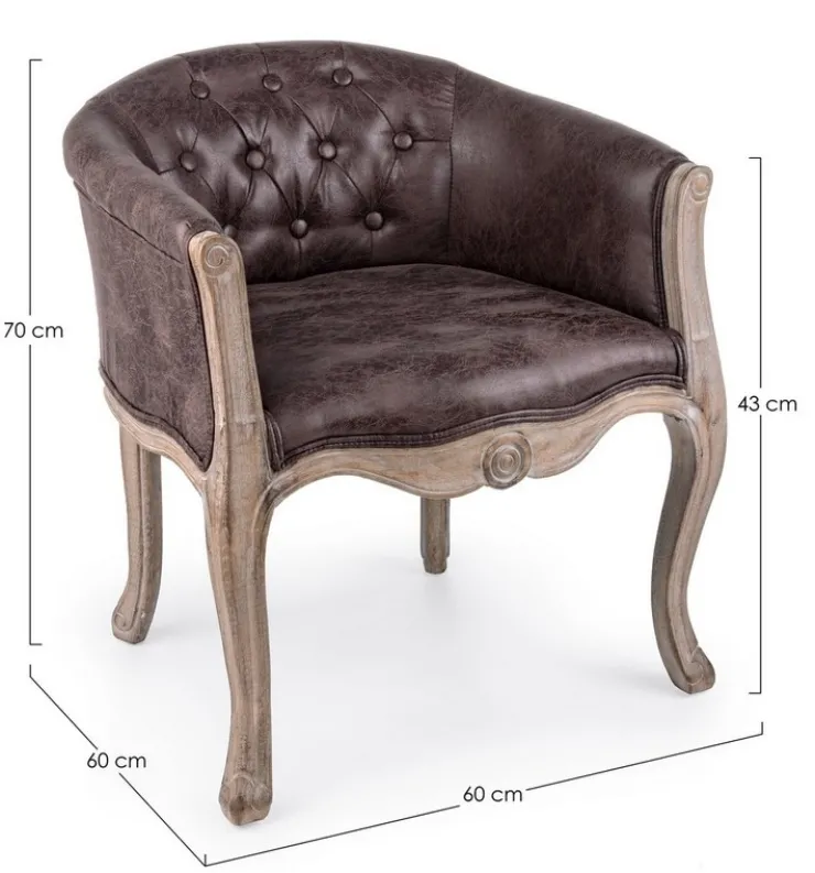 Poltrone E Chaise Longue>Bizzotto POLTRONA IN TESSUTO - DIVA