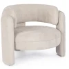 Poltrone E Chaise Longue>Bizzotto POLTRONA IN TESSUTO BEIGE - AISHA