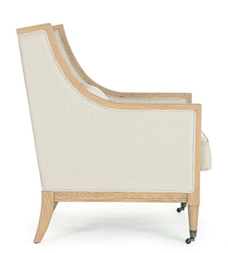 Poltrone E Chaise Longue>Bizzotto POLTRONA IN TESSUTO SFODERABILE - MARLIN