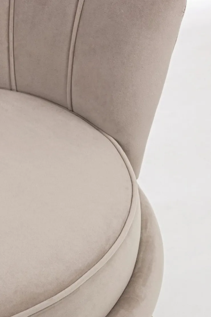 Poltrone E Chaise Longue>Bizzotto POLTRONA IN VELLUTO GRIGIO CHIARO - GILIOLA
