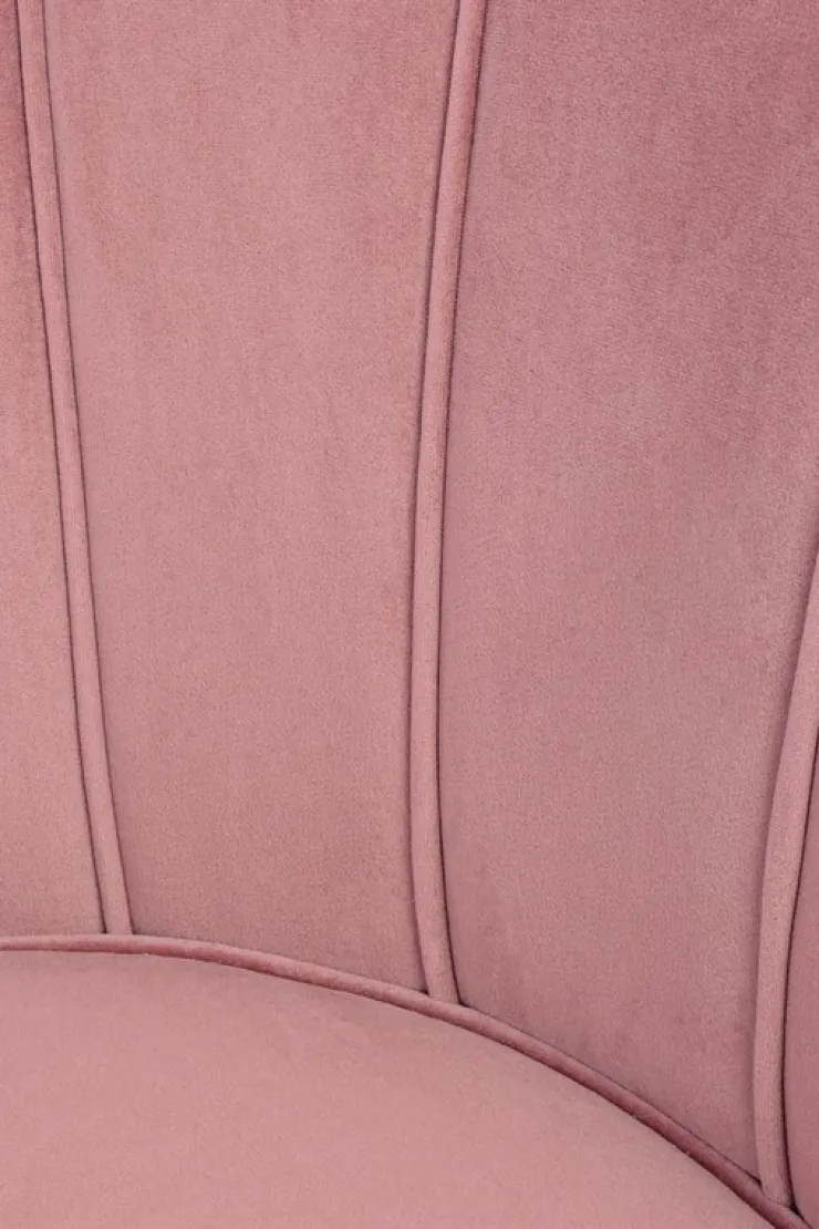 Poltrone E Chaise Longue>Bizzotto POLTRONA IN VELLUTO ROSA ANTICO - GILIOLA
