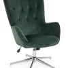 Poltrone E Chaise Longue>Bizzotto POLTRONA IN VELLUTO VERDE - FARIDA