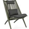 Poltrone>Bizzotto POLTRONA LOUNGE VERDE - ALOHA