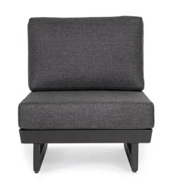 Poltrone>Bizzotto POLTRONA MODULARE IN ALLUMINIO ANTRACITE WG21 - INFINITY