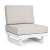 Poltrone>Bizzotto POLTRONA MODULARE IN ALLUMINIO BIANCO WG20 - INFINITY