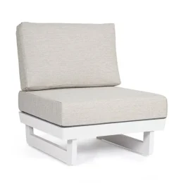 Poltrone>Bizzotto POLTRONA MODULARE IN ALLUMINIO BIANCO WG20 - INFINITY