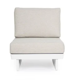 Poltrone>Bizzotto POLTRONA MODULARE IN ALLUMINIO BIANCO WG20 - INFINITY