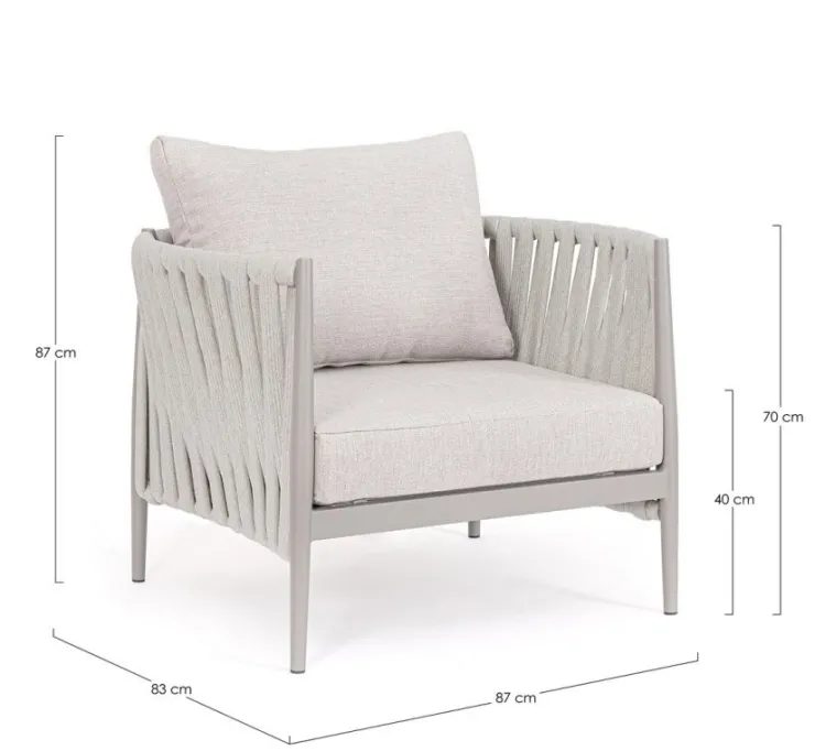 Poltrone>Bizzotto POLTRONA MOON WG24 - JACINTA