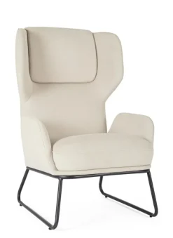 Poltrone E Chaise Longue>Bizzotto POLTRONA OPHELIA BEIGE