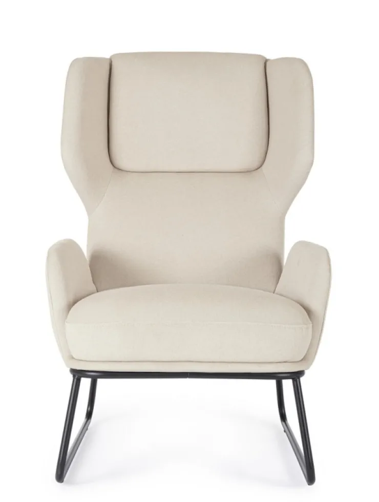 Poltrone E Chaise Longue>Bizzotto POLTRONA OPHELIA BEIGE