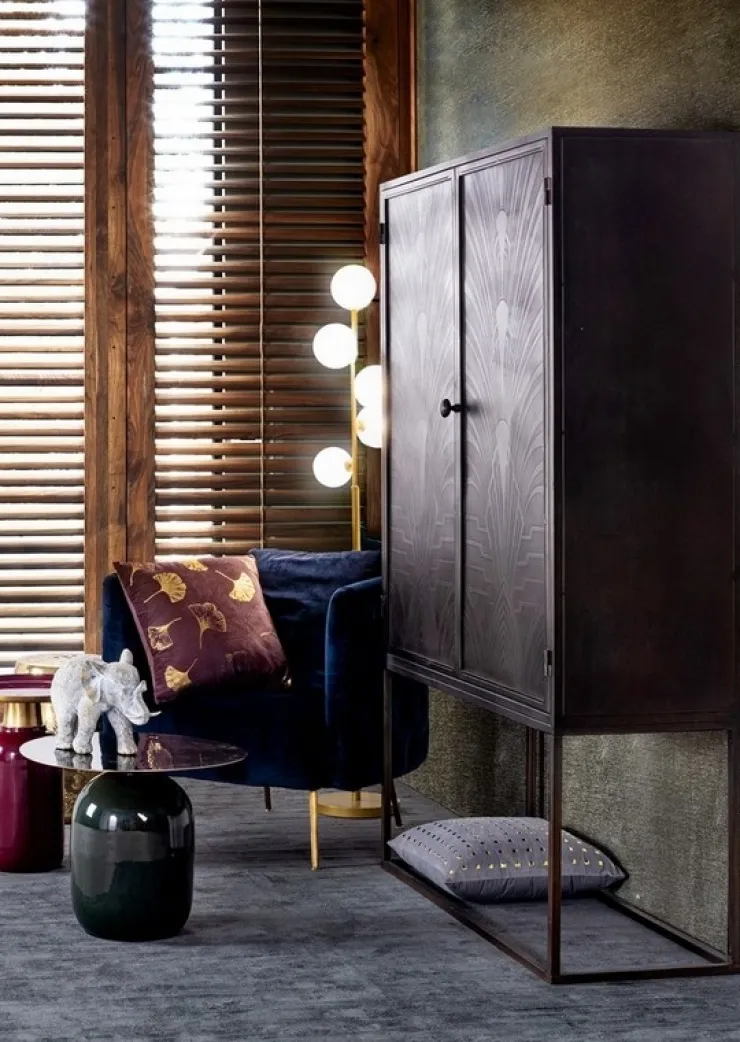 Poltrone E Chaise Longue>Bizzotto POLTRONA SFODERABILE BLU - TENBURY