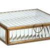 Oggettistica>Bizzotto PORTAGIOIE TEHRI RIGHE TRAS OR 17,5X17,5