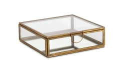 Oggettistica>Bizzotto PORTAGIOIE TEHRI TRASP ORO 15X15,5