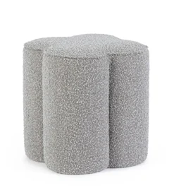Pouf>Bizzotto POUF EFFETTO BOUCLE' GRIGIO - COINTA