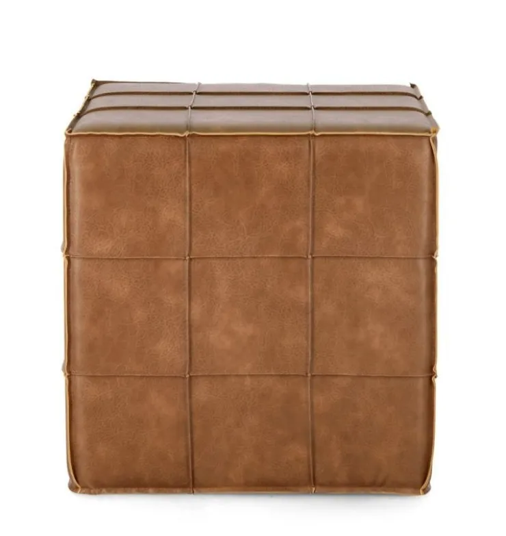 Pouf>Bizzotto POUF LARISA COGNAC