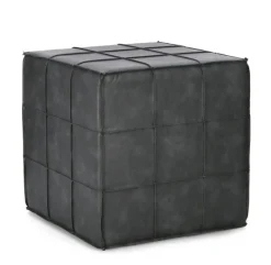 Pouf>Bizzotto POUF LARISA GRIGIO SCURO