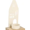 Vasi E Portacandele Natalizi>Bizzotto P.TEALIGHT 1P CORNWALL CASA BIANCO H19
