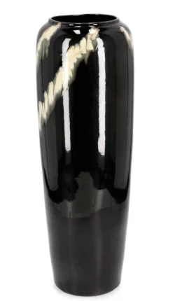 Vasi E Coprivasi>Bizzotto P.VASO COIRA ALTO NERO MELANGE H81