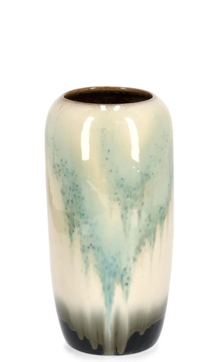 Vasi E Coprivasi>Bizzotto P.VASO COIRA SVASATO BIANCO AZZURRO H40