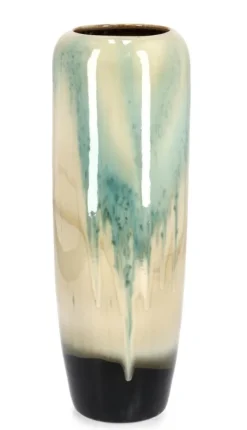 Vasi E Coprivasi>Bizzotto P.VASO COIRA SVASATO BIANCO AZZURRO H60