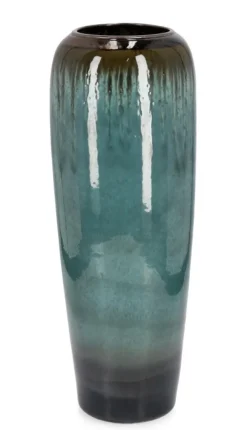 Vasi E Coprivasi>Bizzotto P.VASO COIRA SVASATO VERDE MELANGE H72