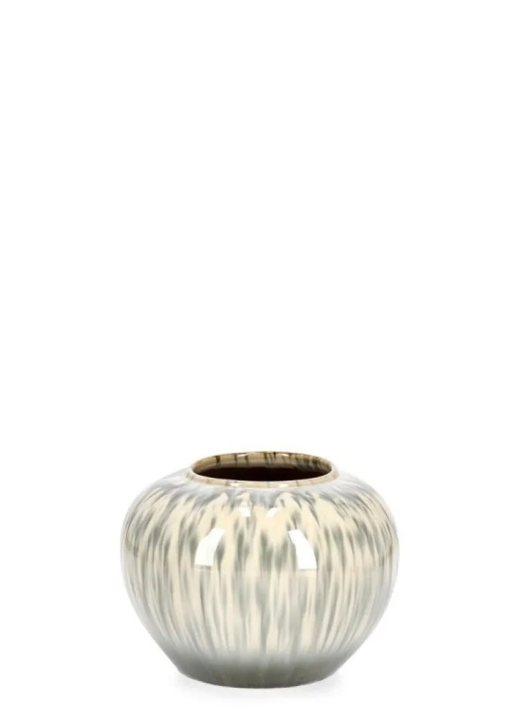 Vasi E Coprivasi>Bizzotto P.VASO COIRA TONDO BEIGE MELANGE D25