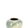 Vasi E Coprivasi>Bizzotto P.VASO COIRA TONDO BIANCO AZZURRO D25