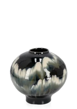 Vasi E Coprivasi>Bizzotto P.VASO COIRA TONDO NERO MELANGE D30