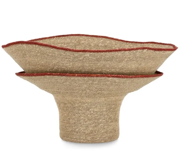 Ceste Decorative>Bizzotto P.VASO DECORATIVO LANH NATURAL RUSTY D59