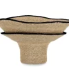 Ceste Decorative>Bizzotto P.VASO DECORATIVO LANH NATURALE NERO D59