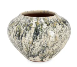 Vasi E Coprivasi>Bizzotto P.VASO ESMA MELANGE VERDE BLU D22,5