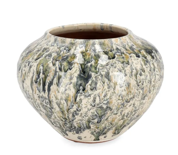 Vasi E Coprivasi>Bizzotto P.VASO ESMA MELANGE VERDE BLU D22,5