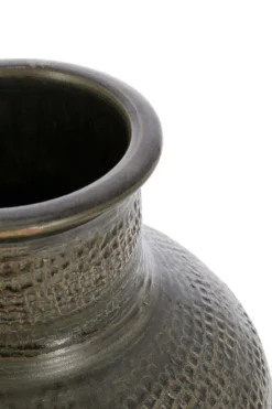 Vasi E Coprivasi>Bizzotto P.VASO KLAS TERRACOTTA VERDE H35