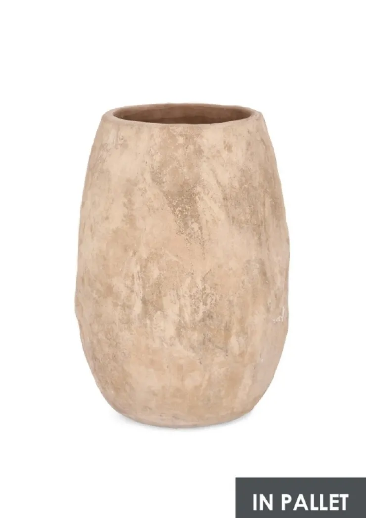Vasi E Coprivasi>Bizzotto P.VASO MINH BOMB TERRACOTTA BRUNITA H60