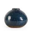 Vasi E Coprivasi>Bizzotto P.VASO RUNE TERRACOTTA BLU D28