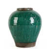Vasi E Coprivasi>Bizzotto P.VASO RUNE TERRACOTTA VERDE H28,5