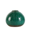 Vasi E Coprivasi>Bizzotto P.VASO RUNE TERRACOTTA VERDE D28