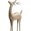 Oggettistica>Bizzotto RENNA BRYANNA STAND ORO H69,5