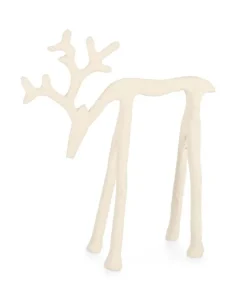 Oggettistica>Bizzotto RENNA CORNWALL STAND BIANCO H18,5